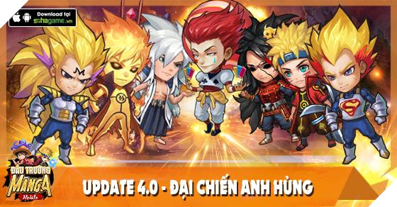 Cập nhật phiên bản mới, Đấu Trường Manga dành tặng Giftcode tri ân game thủ