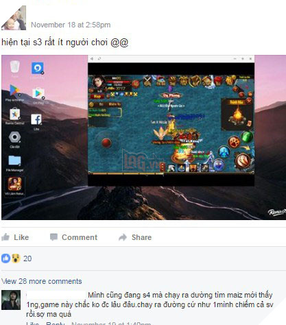 Võ Lâm Returns: Ra mắt chưa đầy một tháng, server đã Võ Lâm Returns: Ra mắt chưa đầy một tháng, server đã
