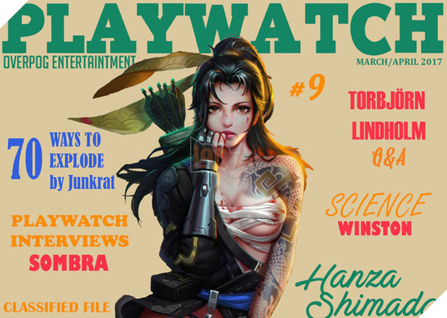 Bá đạo cuốn tạp chí 'người lớn' đề tài Overwatch