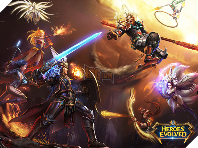 Heroes Evolved - Game MOBA cực khủng giống hệt LMHT cập bến Mobile