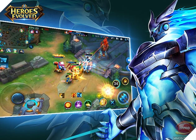 Heroes Evolved - Game MOBA cực khủng giống hệt LMHT cập bến Mobile