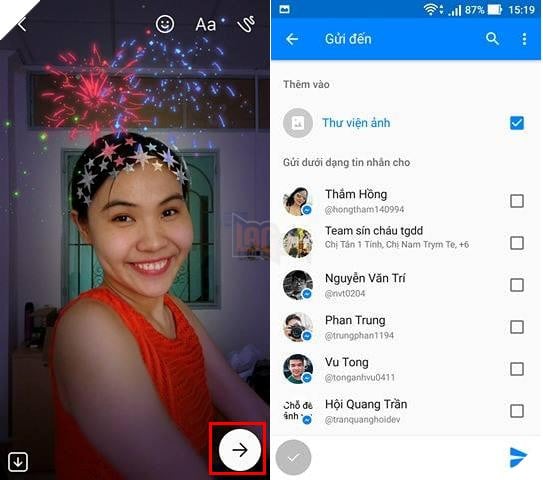 Tạo ảnh phong cách năm mới ngay trên Messenger Tạo ảnh phong cách năm mới ngay trên Messenger