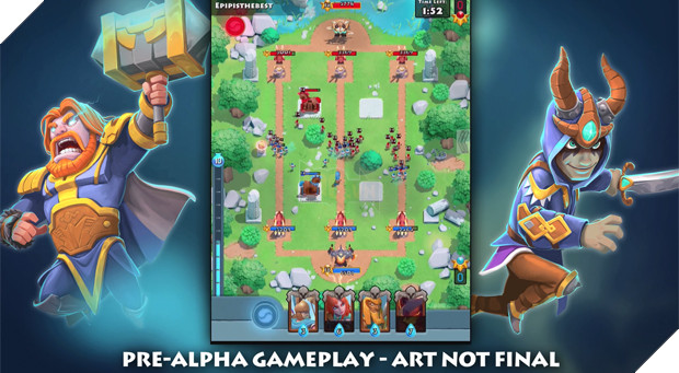SMITE Rivals - Thêm một MOBA mới nhăm nhe "lật đổ" Clash Royale
