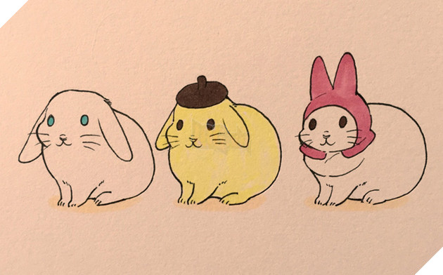 Ngạc nhiên với loạt ảnh khi các nhân vật trong anime bỗng nhiên hóa thành thỏ