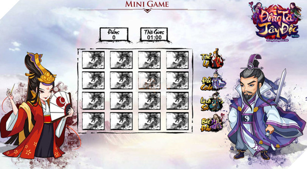 Đừng quên tham gia các minigame trên landing để nhận Gift Code