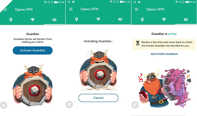 Activate Guardian Thủ thuật tăng tốc WiFi cho những ngày đứt cáp