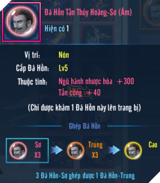 Võ Lâm Truyền Kỳ Mobile: Đá hồn Tần Thủy Hoàng có thể trị được môn phái khắc chế Võ Lâm Truyền Kỳ Mobile: Đá hồn Tần Thủy Hoàng có thể trị được môn phái khắc chế