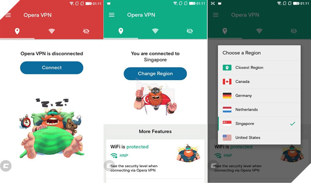 Opera VPN Thủ thuật tăng tốc WiFi cho những ngày đứt cáp