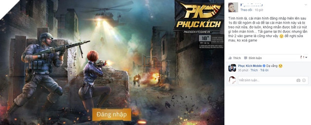 Phục Kích Mobile gặp nhiều lỗi Phục Kích Mobile gặp nhiều lỗi