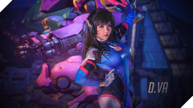 Cosplay D.Va tuyệt đẹp từ hot girl người Mỹ gốc Việt Hana Đinh