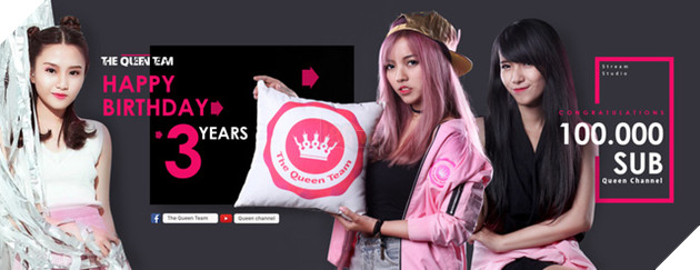 Team streamer tập hợp toàn gái xinh vừa ăn mừng sinh nhật 3 tuổi, vừa được Youtube tặng quà Nút Bạc
