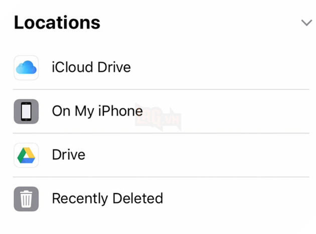 Nếu như bạn cài đặt ứng dụng Google Drive trên thiết bị, thì ứng dụng Files đã bắt đầu xuất hiện Drive như một nơi lưu trữ. Tuy nhiên, hiện tại thì nó vẫn vô dụng do chỉ đơn thuần hiển thị phiên bản mobile của Google Drive mà vẫn chưa thể tích hợp vào ứng dụng