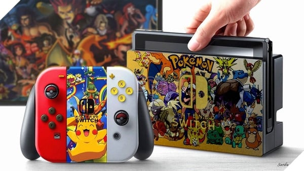 Máy Nintendo Switch cũng từng được mod vỏ theo chủ đề Pokemon
