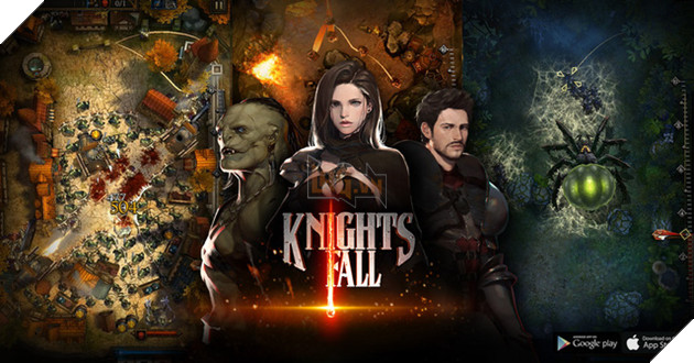 Knights Fall chính thức ra mắt, game thủ Việt hào hứng đua top cùng thế giới