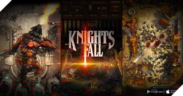 Knights Fall chính thức ra mắt, game thủ Việt hào hứng đua top cùng thế giới