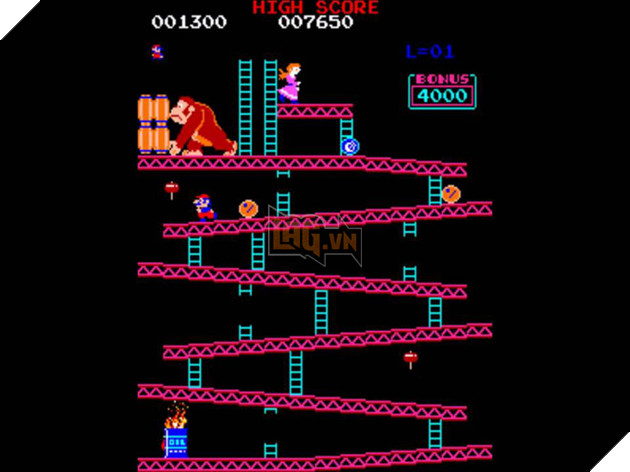 Trò chơi Donkey Kong huyền thoại.