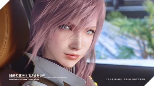 Giật mình khi Lightning Farron và Snow Villiers đi quảng cáo xe ô tô Trung Quốc