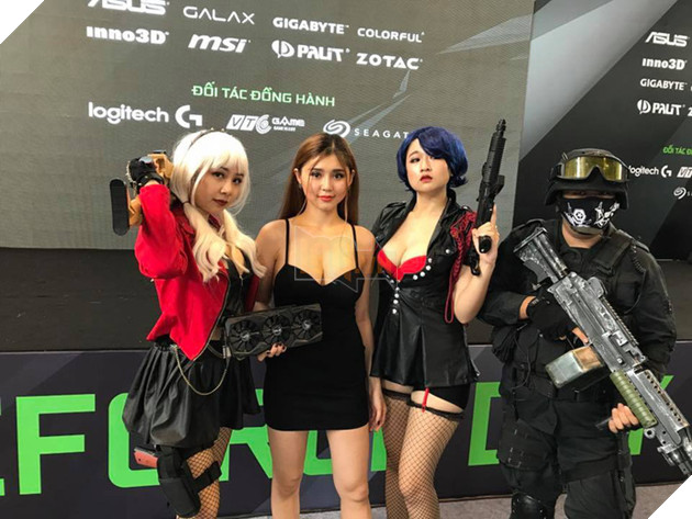 Xuất hiện hot girl 'đốt mắt' các game thủ tham dự NVIDIA GeForce Day 2017 Việt Nam