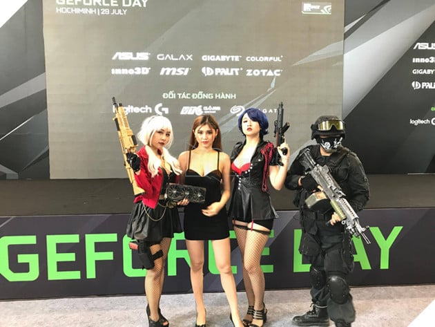 Xuất hiện hot girl 'đốt mắt' các game thủ tham dự NVIDIA GeForce Day 2017 Việt Nam