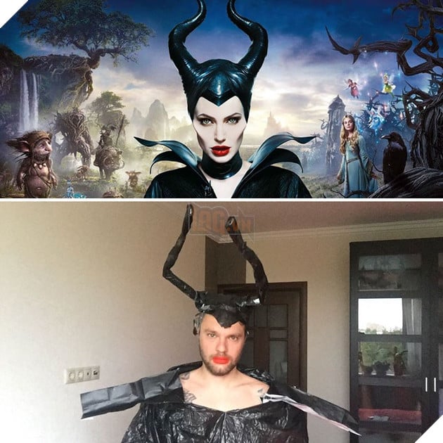 Thánh cosplay rẻ tiền người Nga dùng đồ đồng nát để biến hình thành các nhân vật - Ảnh 19. Thánh cosplay rẻ tiền người Nga dùng đồ đồng nát để biến hình thành các nhân vật - Ảnh 19.