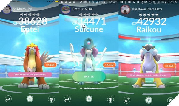 Pokemon huyền thoại luôn là niềm khao khát của nhiều game thủ Pokemon GO