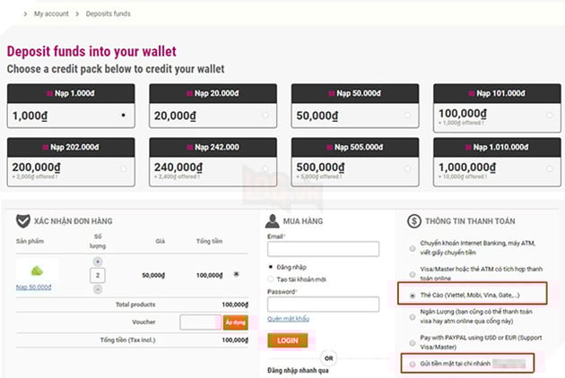 Steam Wallet tại Việt Nam