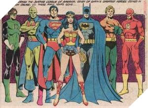 Những thành viên sáng lập của Justice League.