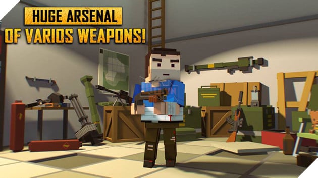 Tải Unknown Royal Battle - Phiên bản Minecraft hóa siêu vui nhộn của PUBG trên Mobile