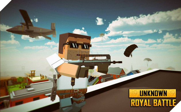 Tải Unknown Royal Battle - Phiên bản Minecraft hóa siêu vui nhộn của PUBG trên Mobile