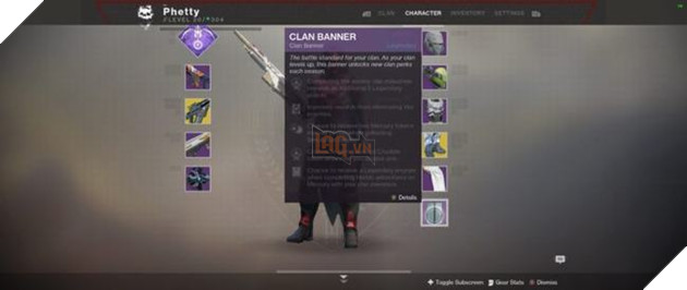 Destiny 2: Chi tiết phần thưởng Clan trong Season 2