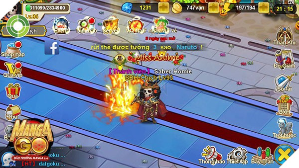 Manga GO từ NPH SohaGame là một tựa game lấy đề tài Manga khá nổi trội trên thị trường hiện nay