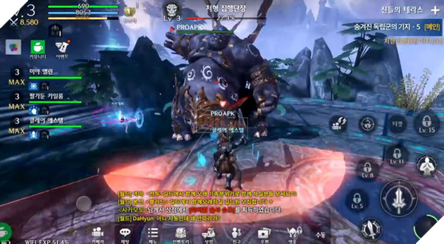 Gameplay chi tiết của TERA M - Game nhập vai bom tấn trên di động