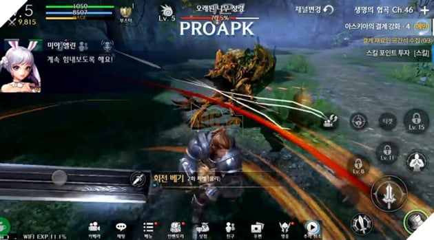 Gameplay chi tiết của TERA M - Game nhập vai bom tấn trên di động