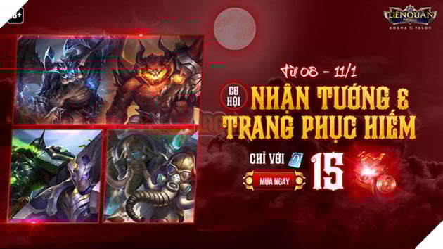 Liên Quân Mobile: Hàng loạt sự kiện được tổ chức để chào đón Yorn Thế Tử Nguyệt Tộc