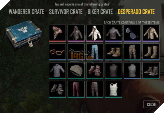 PUBG cập nhật: Ra mắt 2 hòm mới với khăn quàng cổ cực chất, tỉ lệ drop lên tới... 0,01%