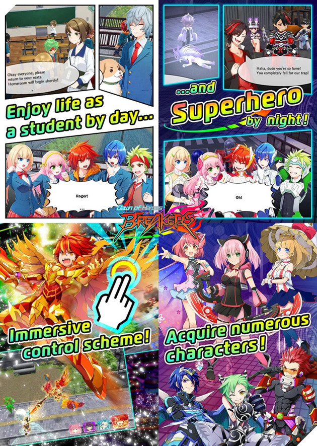 Breakers: Dawn of Heroes - Game ARPG Anime chibi cực dễ thương trên Mobile