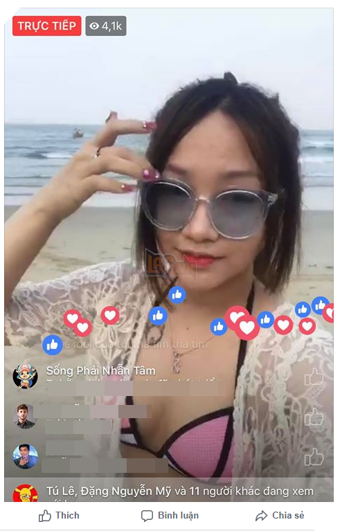 Kiều Anh Hera bất ngờ live stream đi biển hậu "sự cố", khẳng định không gục ngã sau scandal