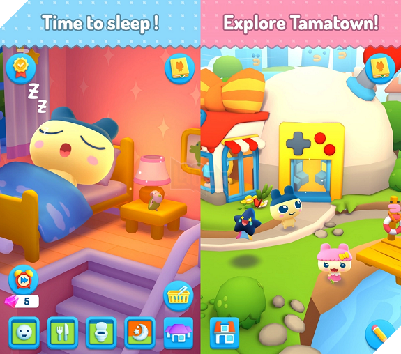 My Tamagotchi Forever - "Gà ảo" phiên bản di động chuẩn bị ra mắt game thủ
