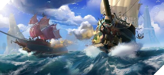 Người chơi Sea of Thieves cũng có thể tùy biến con tàu của mình