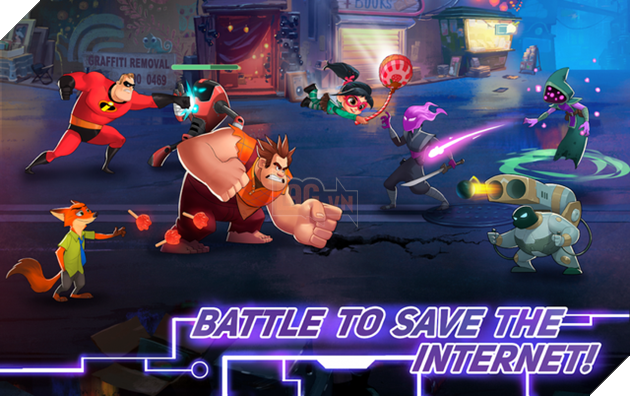 Disney Heroes: Battle Mode - Nhập vai các nhân vật hoạt hình cực vui nhộn trong thế giới Disney