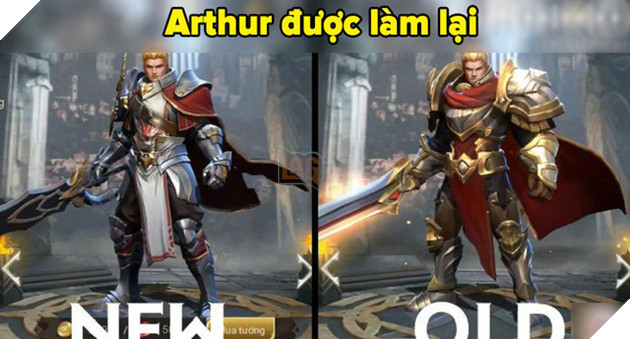 Liên Quân Mobile: Sau Aleister, đến lượt Arthur được làm lại trang phục mặc định