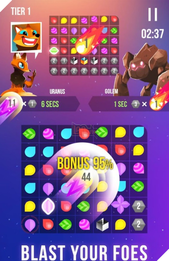 Cosmo Duel - Game "xếp hình" đấu PvP thời gian thực cực hấp dẫn của Gamevil