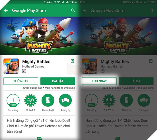 Với Google Play Instant, bạn có thể dễ dàng chơi game Android mà không cần cài đặt