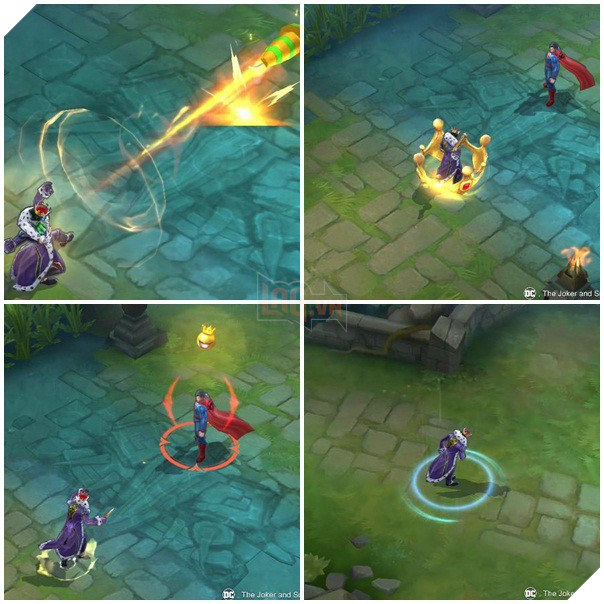 Liên Quân Mobile: Skin Vua Hề của Joker có đầy đủ hiệu ứng biến về và hiệu ứng kỹ năng mới