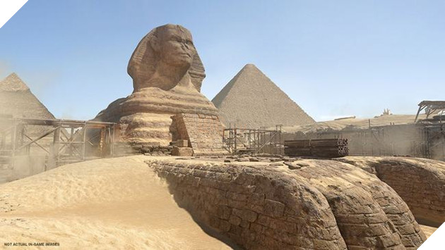 Bản đồ Ai Cập với Kim tự tháp Giza nổi tiếng thế giới