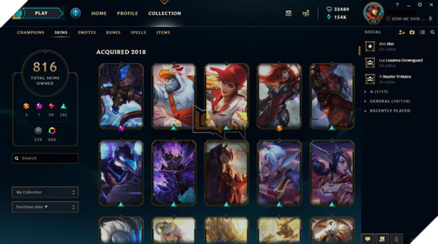 Chơi LMHT 5 năm, game thủ sưu tập hết sạch 816 Trang Phục và hàng tấn Mẫu Mắt, Biểu Tượng,... và còn dư tới 32.489 RP - Ảnh 5. Chơi LMHT 5 năm, game thủ sưu tập hết sạch 816 Trang Phục và hàng tấn Mẫu Mắt, Biểu Tượng,... và còn dư tới 32.489 RP - Ảnh 5.