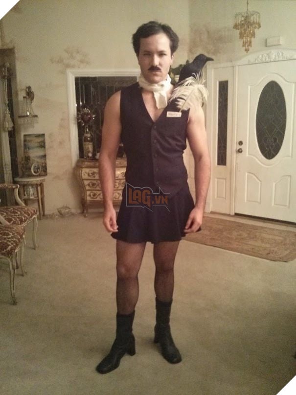 I Decided To Get A Little Creative This Year. I Present Edgar Allan Ho