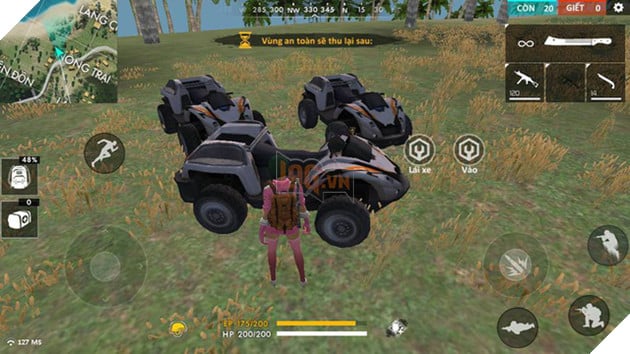 Free Fire: Xuất hiện góc lag khi game thủ điều khiển xe đa năng va chạm với nhau