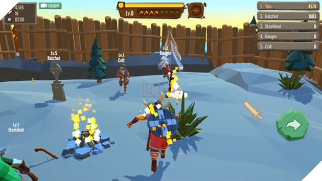Olaf bất ngờ xuất hiện trong tựa game "ném rìu" vui nhộn đậm chất Battleground