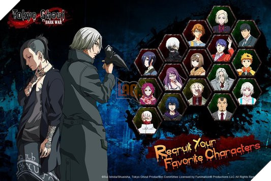 Tokyo Ghoul: Dark War - "Ngạ Quỷ" phiên bản di động đã ra mắt toàn cầu